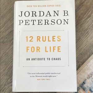 Jordan B. Peterson - 12 Rules for Life hardcover like new